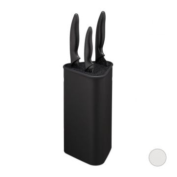 Подставка для ножей 22,5x13,5x12,5см., черная