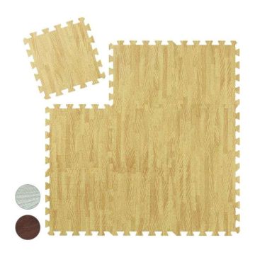 9 aizsargpaklājiņu komplekts 1x31,5x31,5cm., gaiši brūns