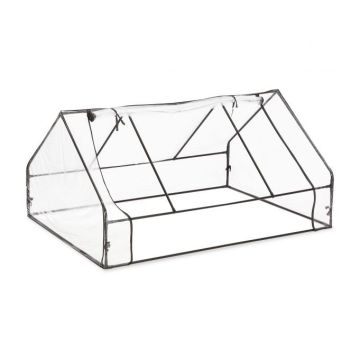 Caurspīdīga mini siltumnīca stādiem 94x180x140cm., melna