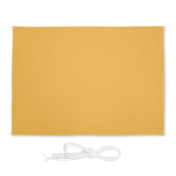 Taisnstūra markīze no saules 350x250cm., dzeltenā krāsā
