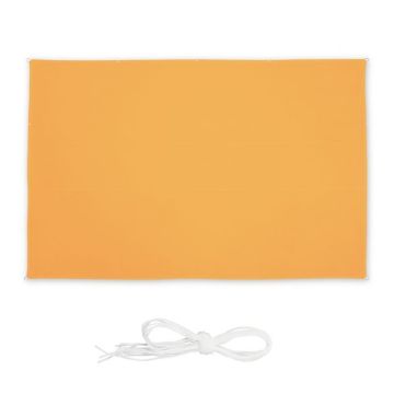 Taisnstūra markīze no saules 600x400cm., dzeltenā krāsā