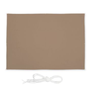 Taisnstūra markīze no saules 350x250cm., brūnā krāsā