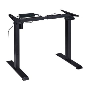 Regulējama augstuma galda rāmis 71x121cm., melna krāsa