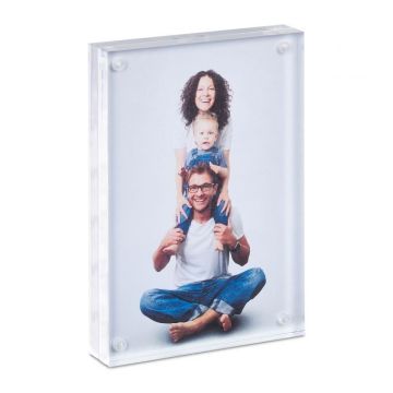 Caurspīdīgs foto rāmis 9x13x2cm.