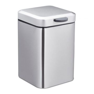 Miskaste 24,5x16x23cm, 3L., melna/sudraba