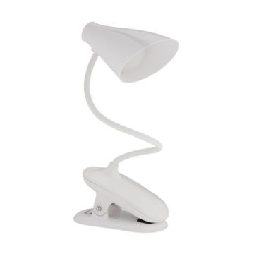 Galda lampa 44x8,5x14 cm, balta