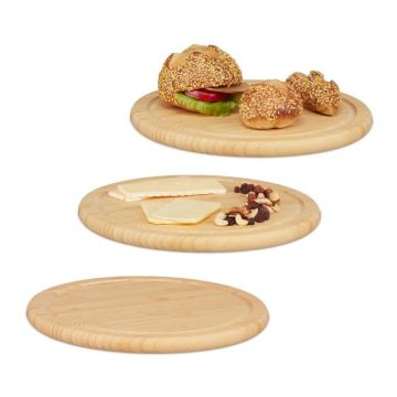 3 griešanas dēļu komplekts 2x30cm, gaiši brūns