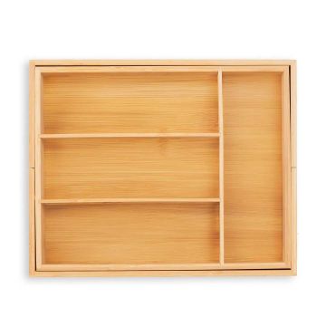 Galda piederumu paliktnis 5x29x35,5cm., gaiši brūnā krāsā