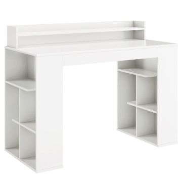 Письменный стол 120x54x90см, белого цвета