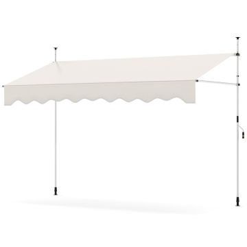 Markīze 300x180x300cm, baltā krāsā