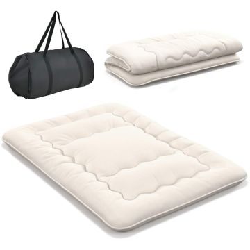 Japāņu futons 140x200cm, smilšu krāsā