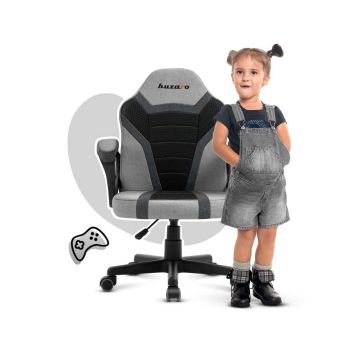 Spēļu krēsls bērniem HUZARO RANGER 1.0 pelēks