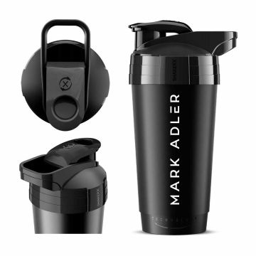 Uztura bagātinātāju kratītājs ar unikālu dizainu 700 ml melns