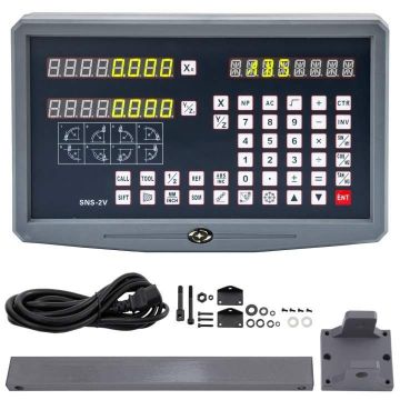 Двухкоординатный цифровой индикатор VEVOR, 2 координаты, 29,5 × 18,5 × 9,5 см