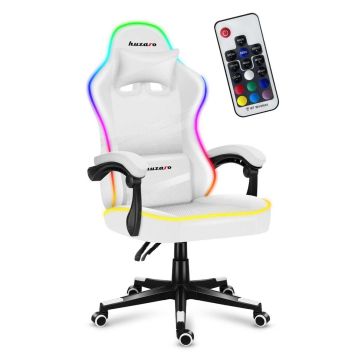 Spēļu krēsls HUZARO FORCE 4.4 RGB Balts