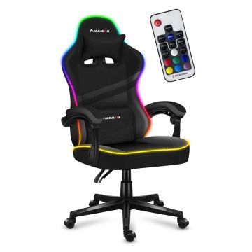 Spēļu krēsls HUZARO FORCE 4.4 RGB Melns