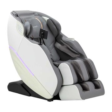 3D masāžas krēsls Sakura Maximus 809, 4 masāžas galviņas, Balta/pelēka