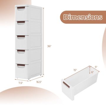 Vannas istabas skapis 42x19x91cm, baltas krāsas