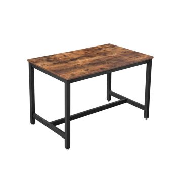 Virtuves galds 4 personām 120 x 75 x 75 cm. KDT75X, tumši brūns