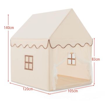Игровая палатка 120x105x140см, песочного цвета