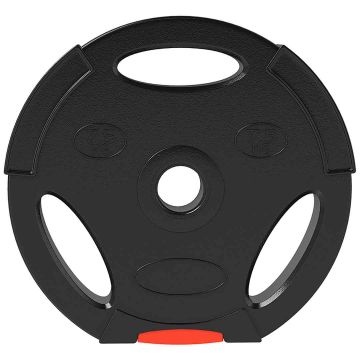Komplekts ar 4 svara plāksnēm Sportnow, melnas/sarkanas krāsas