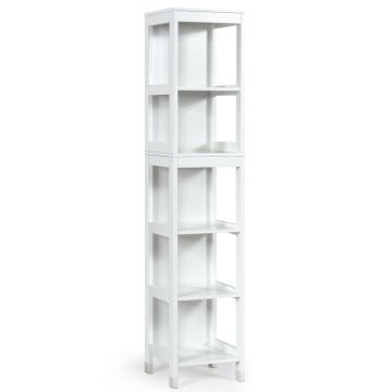 Vannas istabas skapis 30,5x30,5x145cm, baltas krāsas