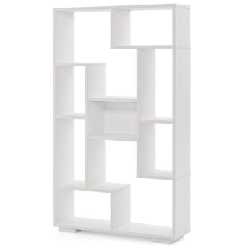Напольная полка 70x20x120см, белого цвета