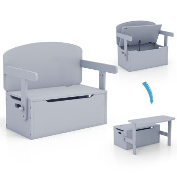 Bērnu soliņš 60x43x57cm, pelēkas krāsas