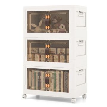 Vannas istabas skapis 49,5x31,5x86cm, baltas/brūnas krāsas