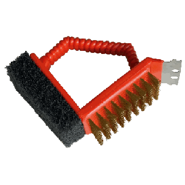 Grila birste Barbecook BC-ACC-7064, 3 vienā, 24 gab. kastē, Sarkana