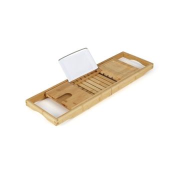 Полка для ванной 105x22x4см, светло-коричневого цвета