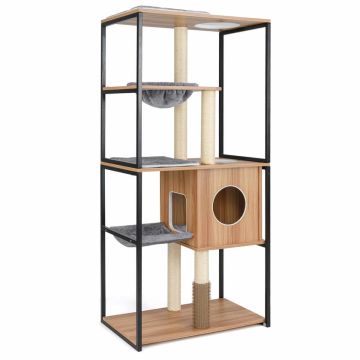 Домик-царапка 75x45x160см, разных цветов