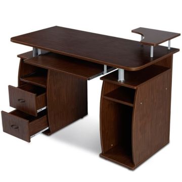 Письменный стол 120x55x85см, коричневого цвета