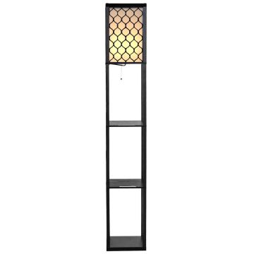 Stāvlampa 26x26x160cm, melnas krāsas