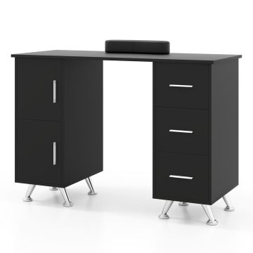 Manikīra galds 108x45x76cm, melnas krāsas
