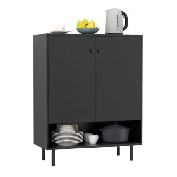 Virtuves skapītis 75x35x95cm, melnas krāsas