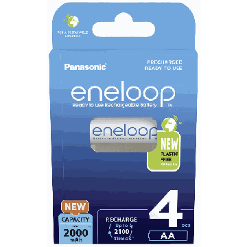 AA akumulatori Panasonic ENELOOP BK-3MCDE/4BE, 4 gab