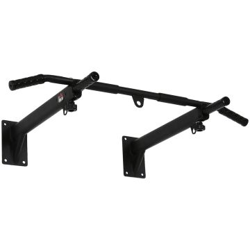 Homcom stieņa plaukts 93,5x65x17cm, melnas krāsas