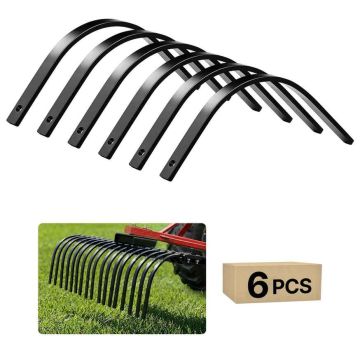Akmeņu grābekļa zari VEVOR GC1, 6 gab, 278 × 240 × 24 mm