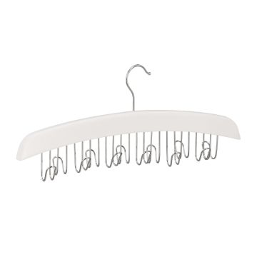 Aksesuāru pakaramais Relaxdays 10032588.0, 12 āķīši, Balta/sudraba, 43 × 17,5 × 5,5 cm