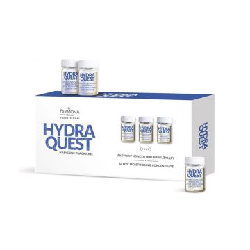 Активный увлажняющий концентрат FARMONA HYDRA QUEST, 10 ампул по 5 мл
