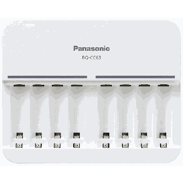 Akumulatoru lādētājs Panasonic ENELOOP BQ-CC63E, 8 akumulatoriem