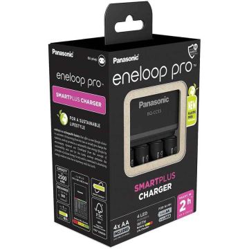 Akumulatoru lādētājs Panasonic ENELOOP Pro K-KJ55HCD40E, 4 AA akumulatoriem