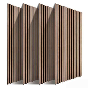 Акустические стеновые панели Relaxdays, 4 шт, 120 × 60 × 2 см