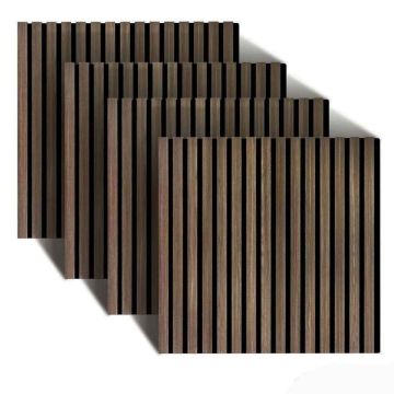 Акустические стеновые панели Relaxdays, 4 шт, 60 × 60 × 1,8 см