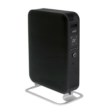 Eļļas radiators Mill OIL2000WIFI3, 3 jaudas līmeņi, Melna, 42 × 65,6 × 26,1 cm
