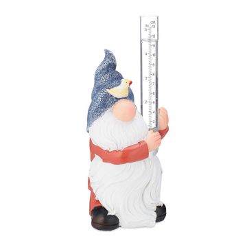 Analoginis lietaus matuoklis su sodo nykštuku, 12 cm