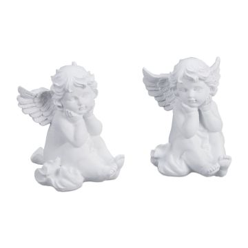 Eņģeļu figūriņas Relaxdays 10047238.0, 2 gab, 10 × 7 × 9 cm