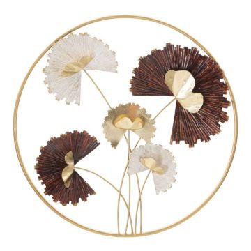 Apaļš sienas dekoratīvais panelis Reddy Round, Ø 61 × 5,7 cm