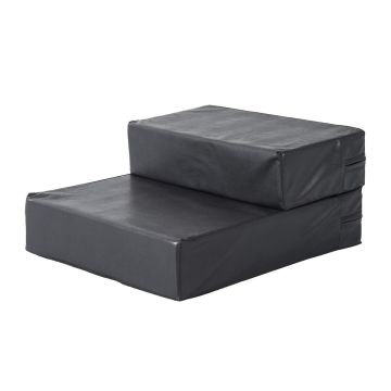 Suņu kāpnes PawHut 67x39x10cm., tumši pelēkas